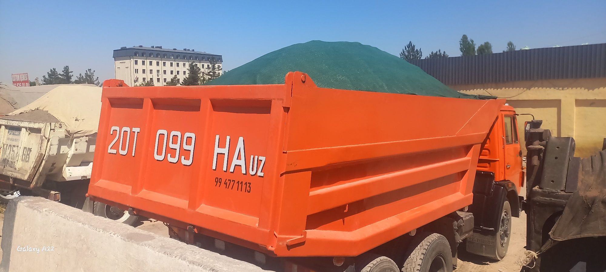 Kamaz va Zil xizmatlari...  Chinoz   Qum...