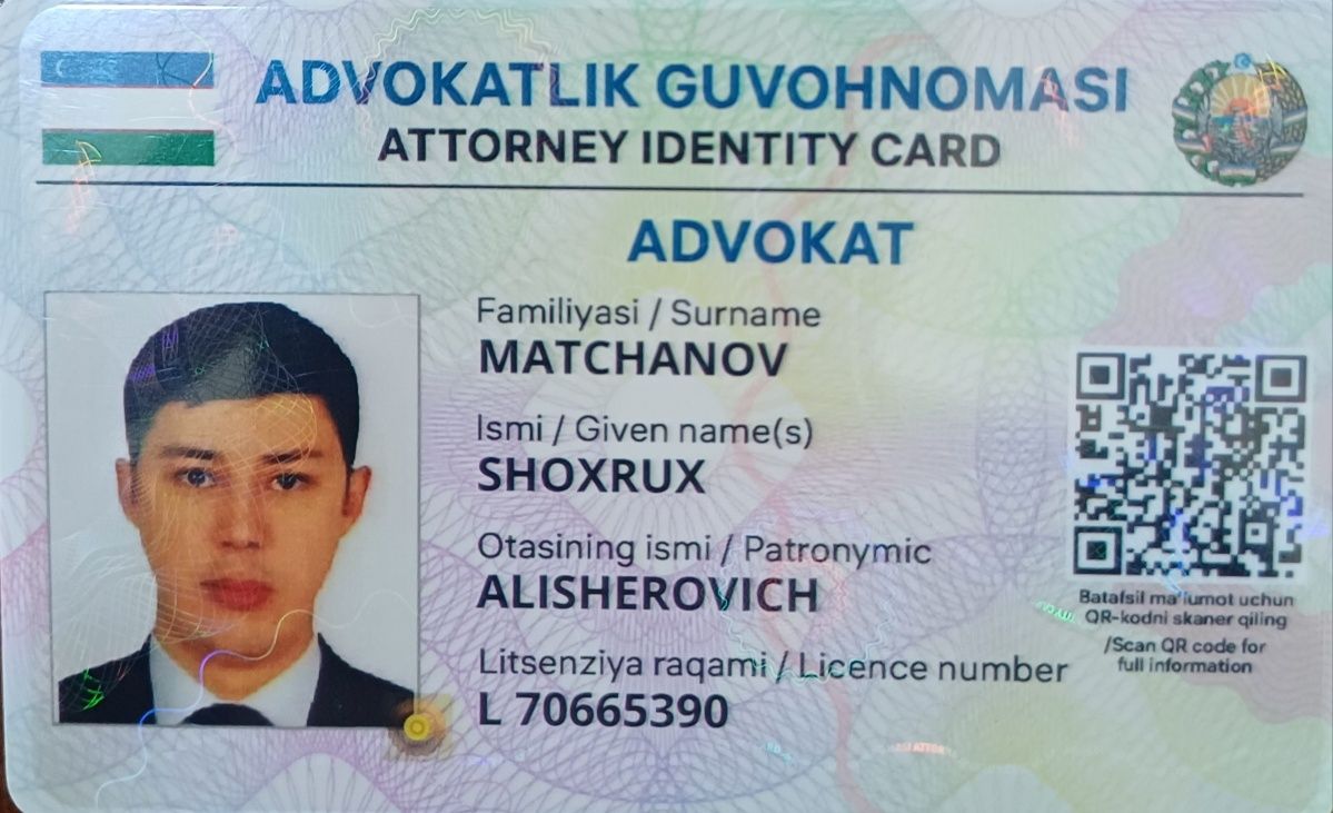 Адвокатдан бепул юридик маслахат