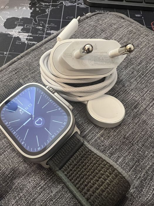 Apple Watch Ultra 2, GPS, Celluar, Titanium 49mm, Curea M/L