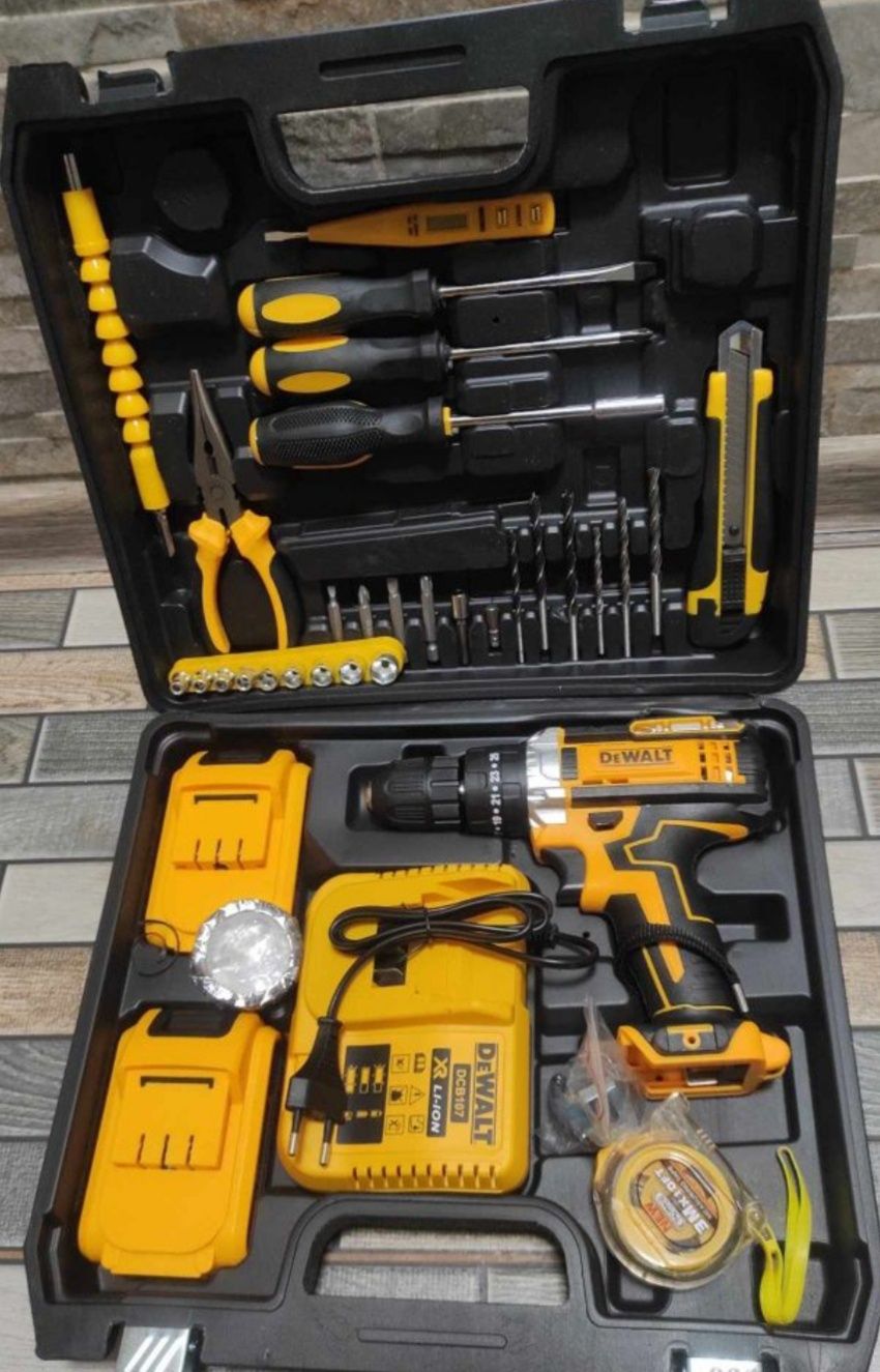 Акумулаторен винтоверт батерия Dewalt 24V Makita, резачка Makita 36V