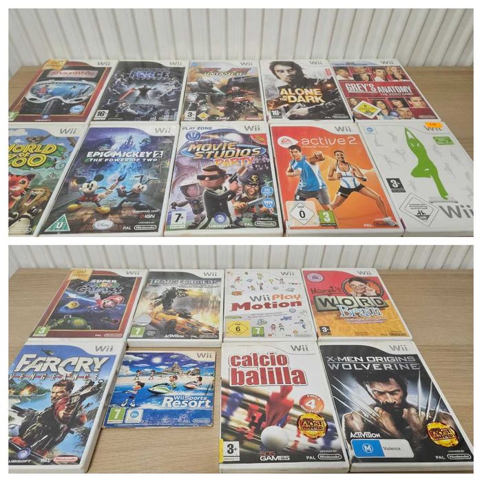 Jocuri wii 4 bucati /Schimb
