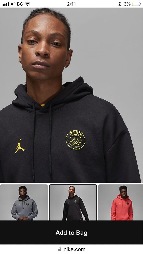 Jordan hoodie paris saint-germain