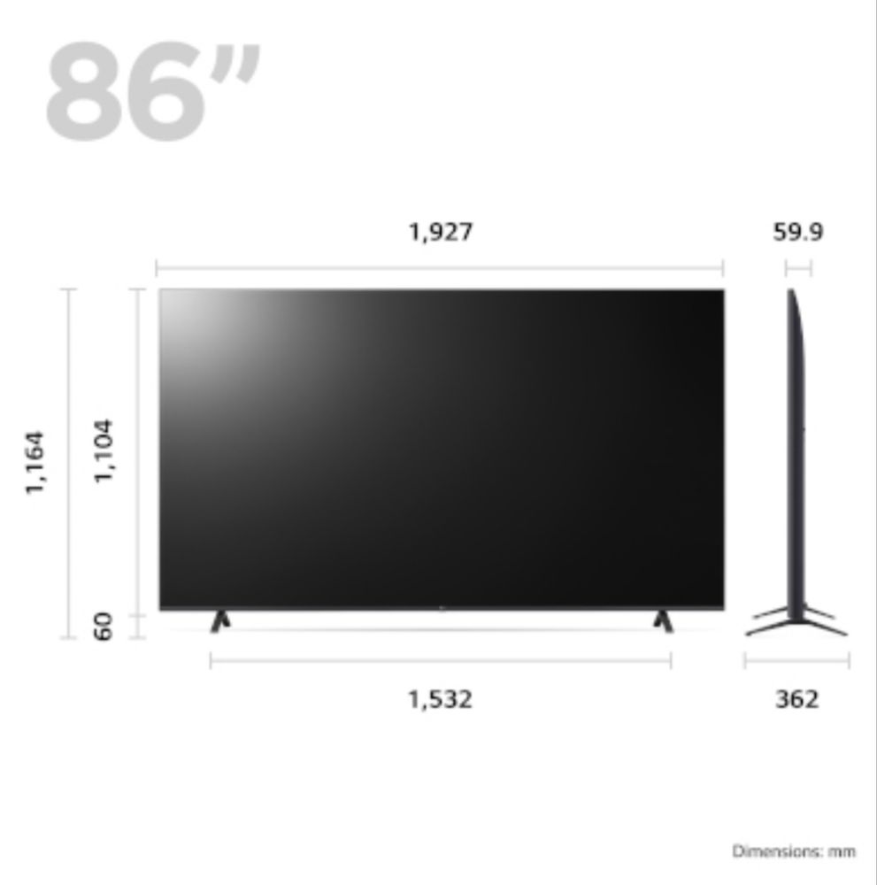 Телевизор от лг 86 модел: 86UT81006