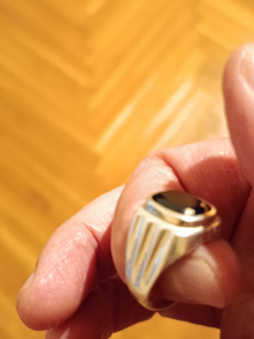 Мъжки сребърен пръстен