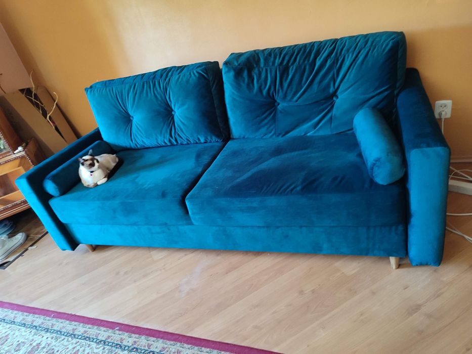 Canapea extensibilă smarald