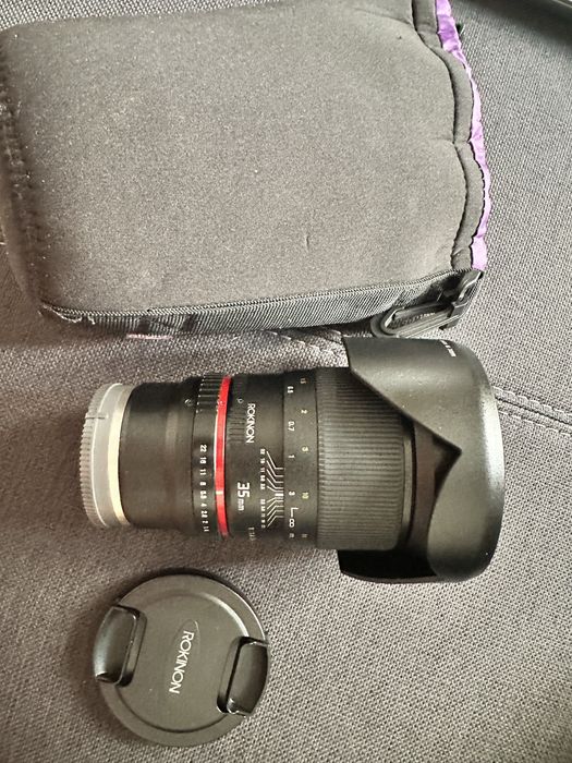 Obiectiv Rokinon 35 mm 1:1.4 AS UMC pentru Sony