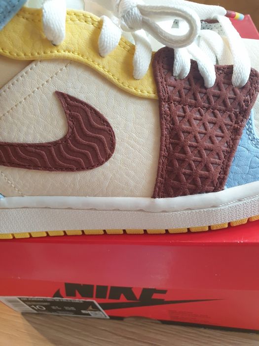 Jordan 1 Mid SE Fearless Maison Chateau Rouge 44 100% originali