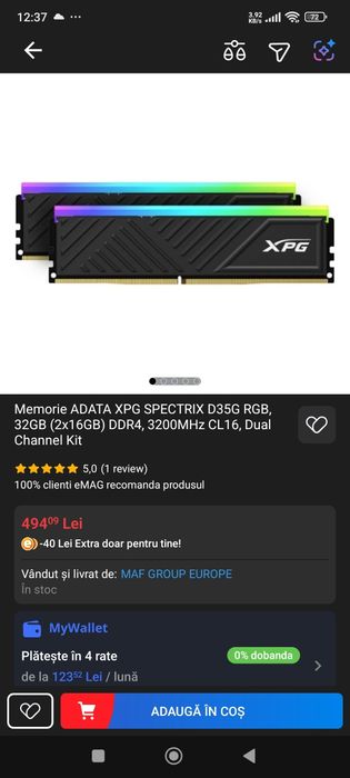 Corsair Dominator Platinium 32Gb Adata 32Gb RGB