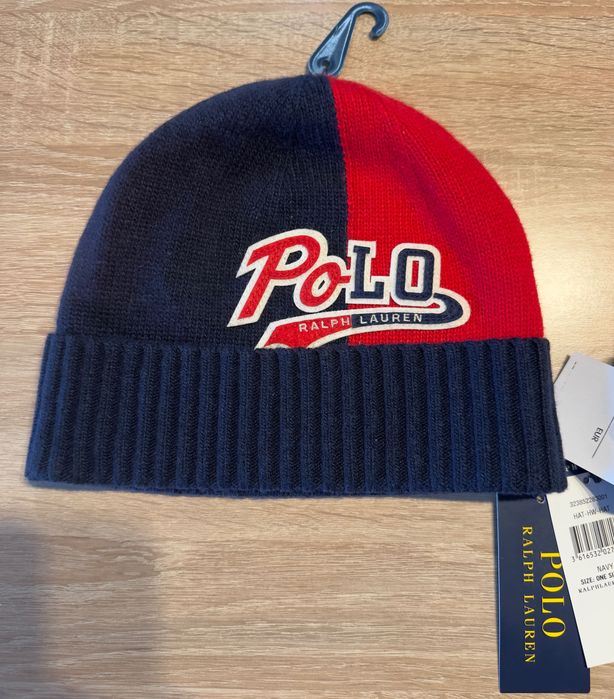 Шапки зимни оригинални Polo Ralph Lauren , Atletico Madrid. Replay
