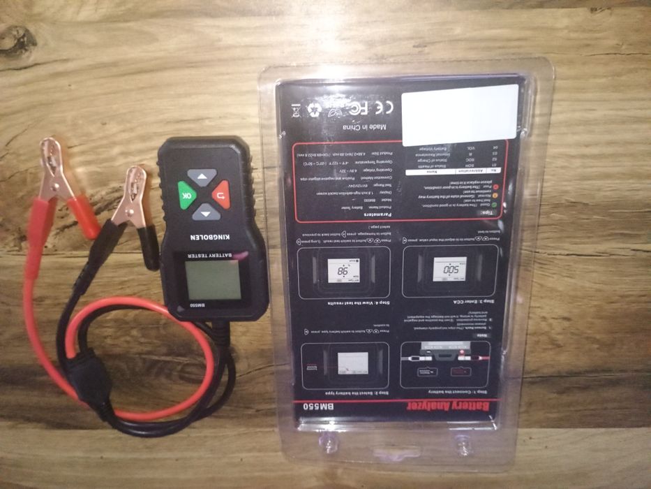 Aparat verificat stare baterie 6v-12v-24v,putere de pornire ,tensiune