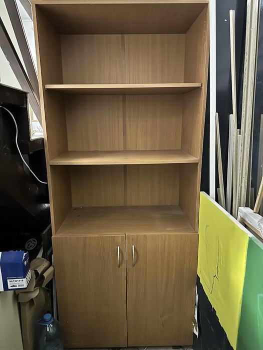 Шкаф офисный бу коричневый