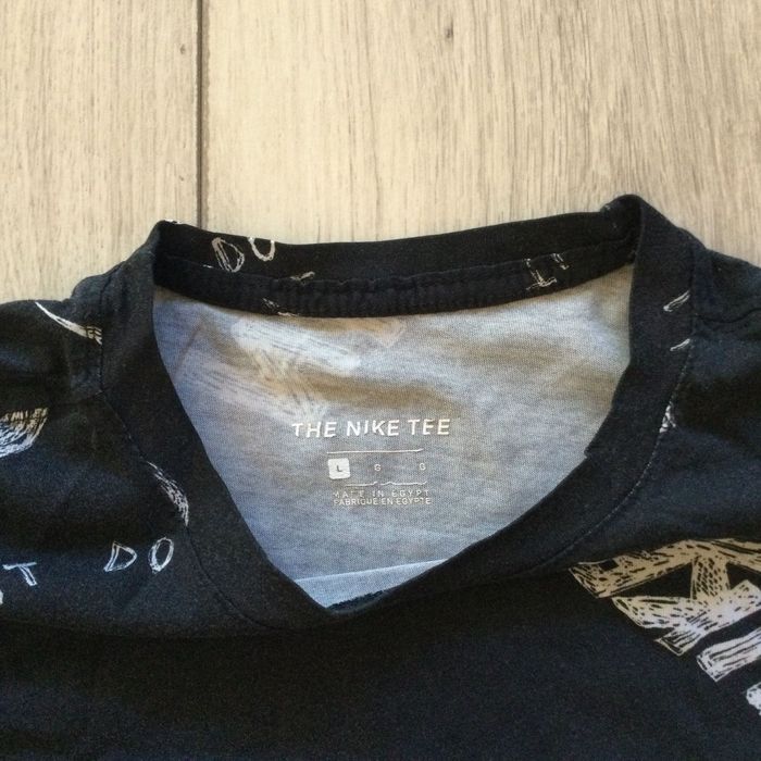 оригинална черна памучна тениска NIKE Найк размер L от САЩ
