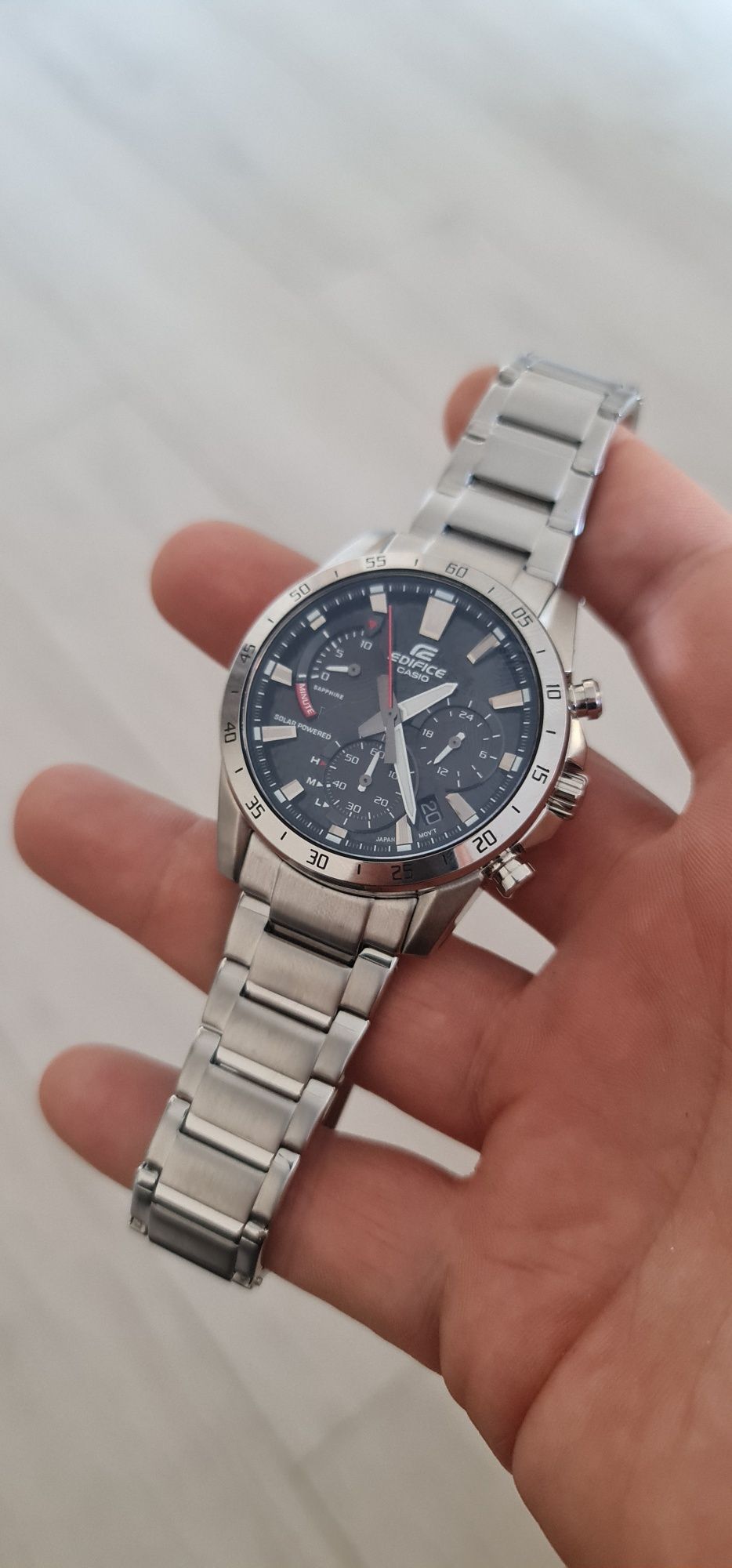 Casio edifice sapphire cristal