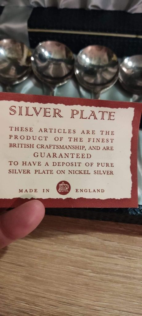 Set Argintat Vintage Autentic
