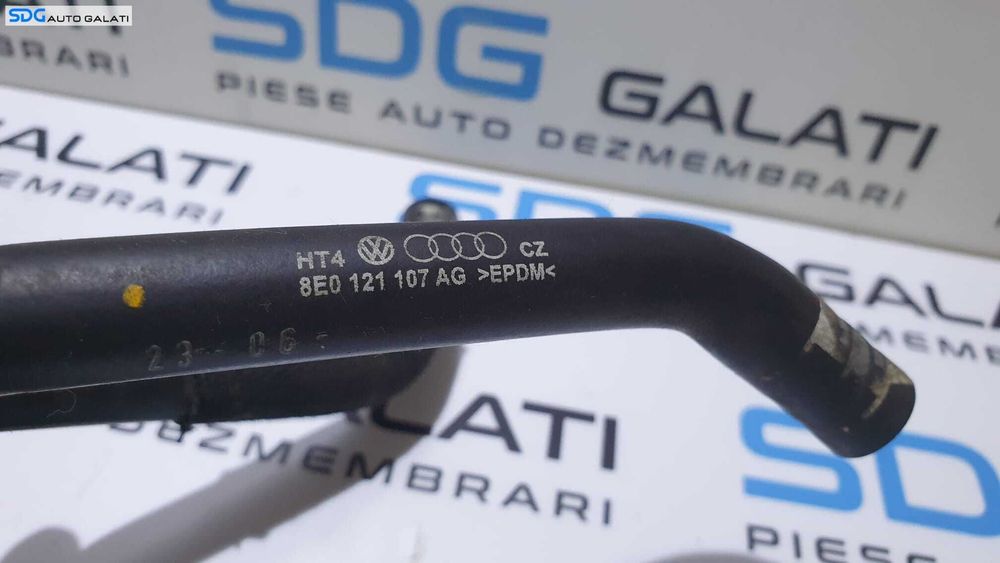 Furtun Conducta Apa Vas Expansiune Audi A4 B7 2.0 TDI BLB BNA BRE BRF BVF BVG BRD 2005 - 2007 Cod 8E0121107AG