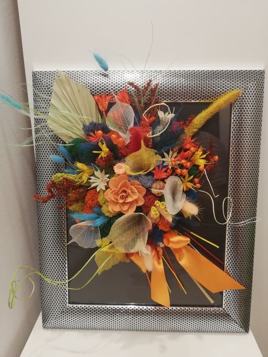 Perete/tablou natural licheni