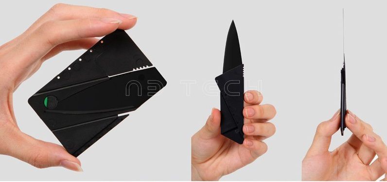 Vând cuțit pliabil forma carte credit