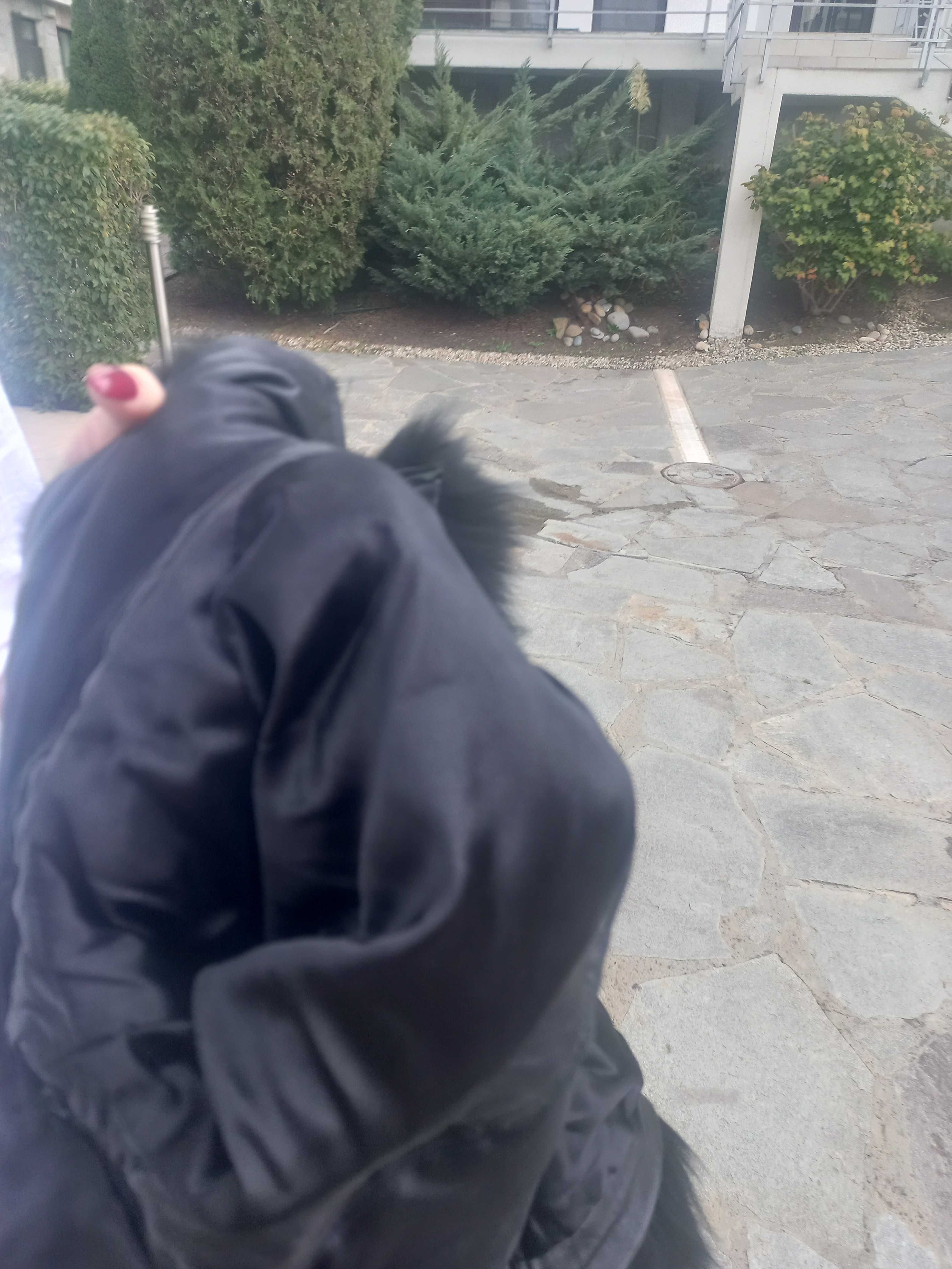 Кожено палто от лисица