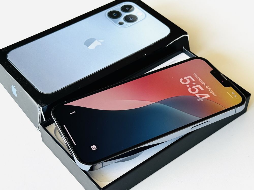 Iphone 13 Pro Max 256GB Blue 98% Батерия! Гаранция 6 месеца