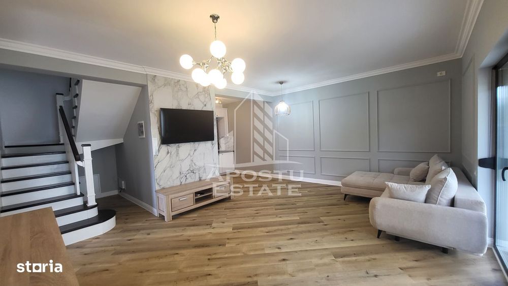 Duplex nou,5 camere si garaj,mobilat si utilat,Dumbravita