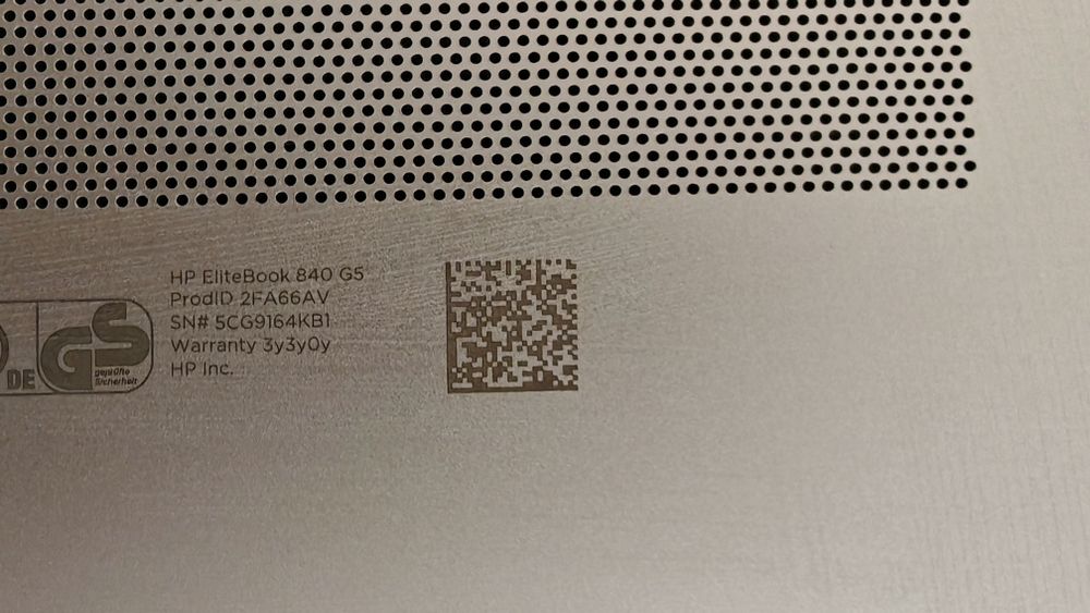 Laptop HP elite book 840 g5