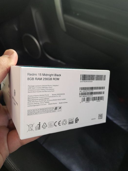 Продам Redmi 15 8/256 black в отличном состоянии.