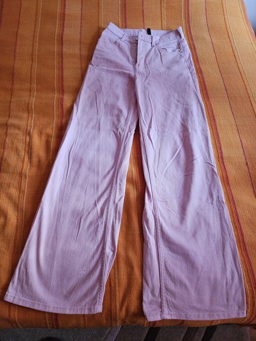 Blugi roz H&M marimea 38