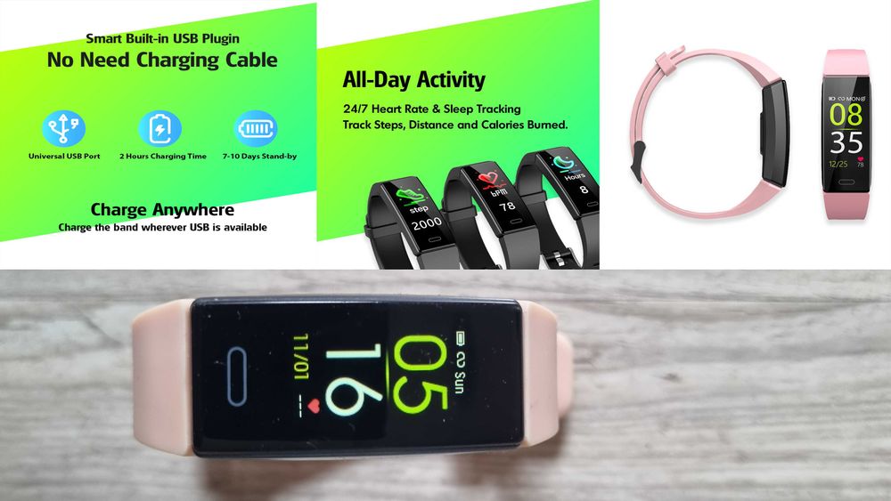 Smartwatch Ticwatch E Dama + Casti Realme Air 3 + Y39 Fitness Tracker
