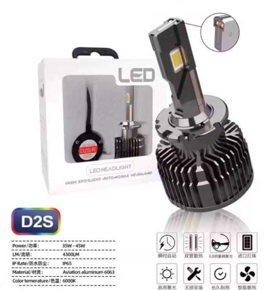 LED крушка за фабричен ксенон D2S 12V за директен монтаж