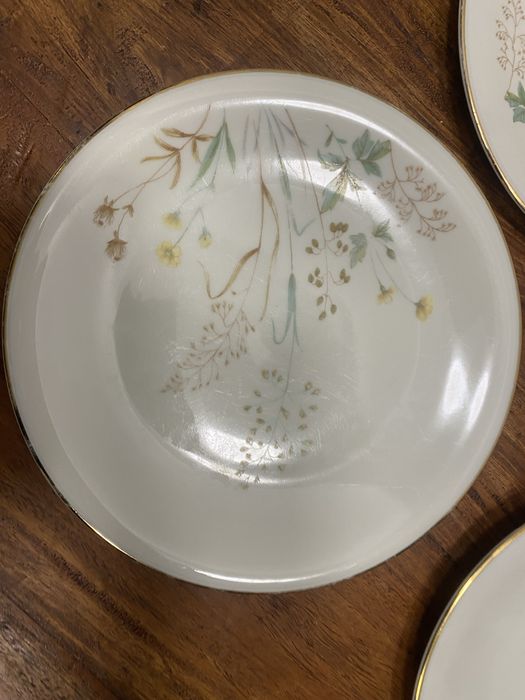Немски чинийки от костен порцелан