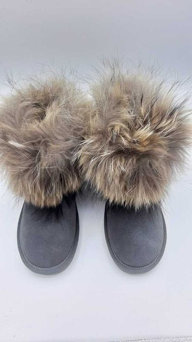 Ghete tip UGG - piele si blana naturala- 35-40