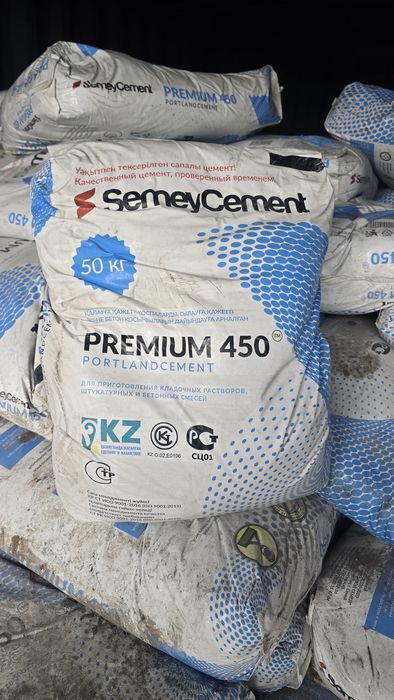 Цемент Семей 2400т/мешок Песок Балласт Отсев Щебень Ротбанд клей