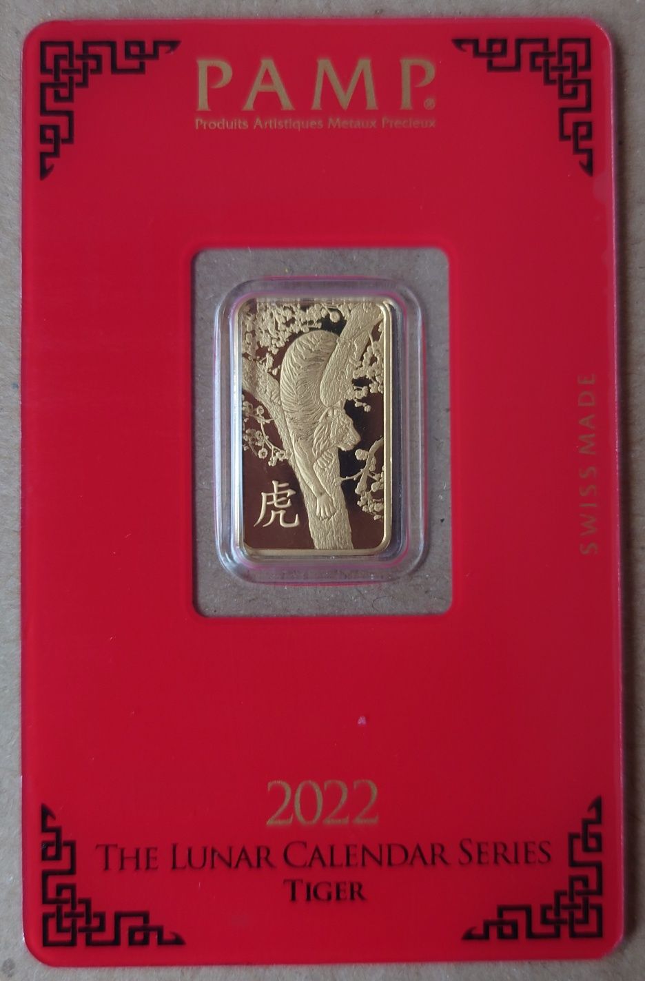 Lingou Pamp lunar pentru colecționari5 grame aur, 2013, 2022, 2023