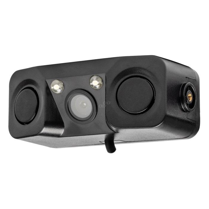 камера за заден ход със сензор за паркиране и зумер 2в1 hd-602 led ...