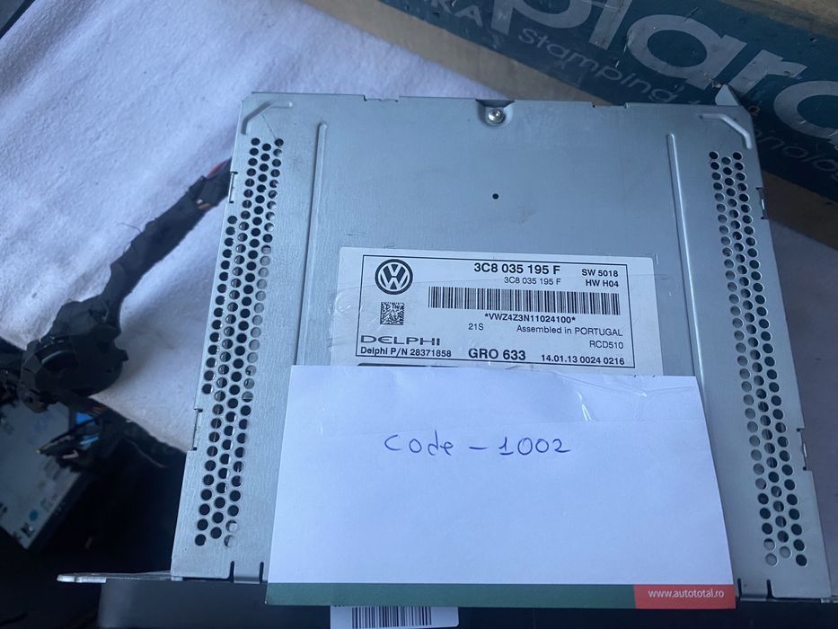 Radio cd,Aux,Bluetouth,Card SD,RCD 510 Volkswagen