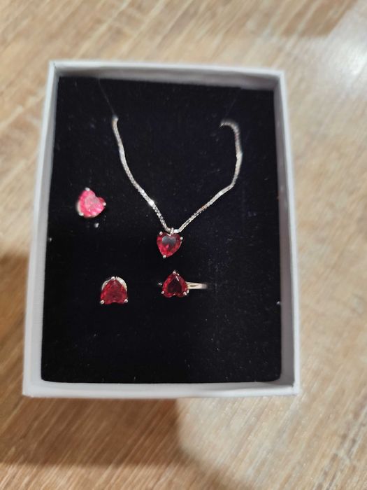 сребърен комплект