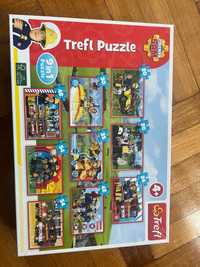 Puzzle 9 in1 Fireman Sam,20, 24,30 54 piese, 4 ani +++