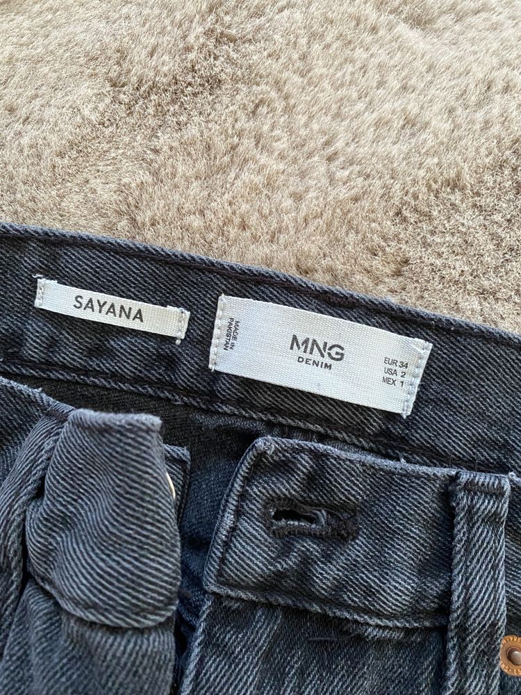 Дънки Mango 34 черни