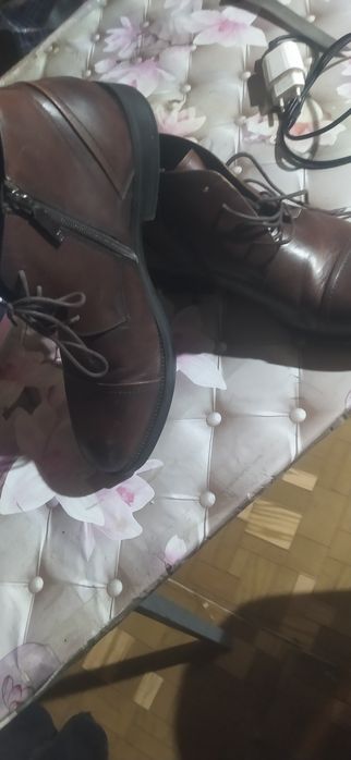 Мужские сапоги чистая кожа размер 42