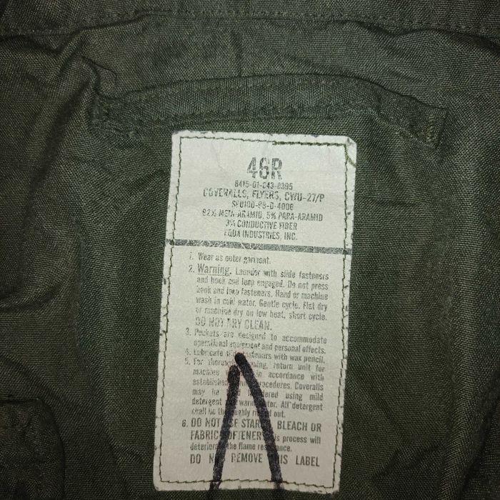 Salopeta aviator USA, US Vtg Green Flyers Coverall FLIGHT SUIT