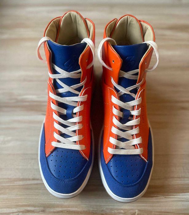 Ghete Superdry originale, noi - marimea 39, albastru/portocaliu