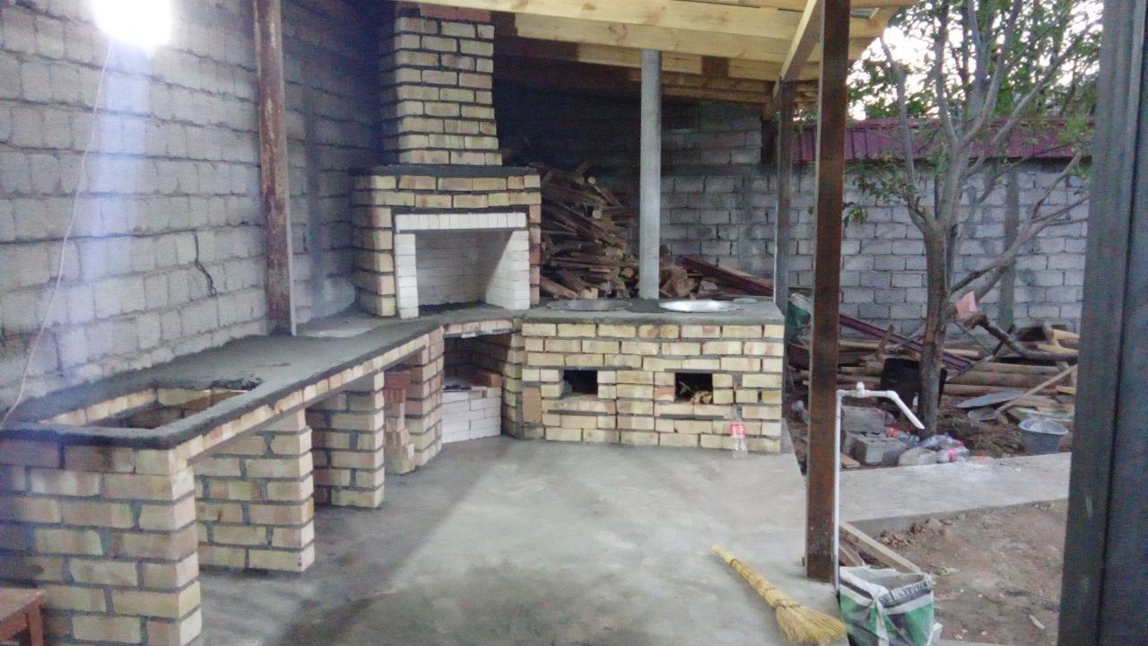 Строим летние кухни быстро и качественно. Ёзги ошхона курамиз .
