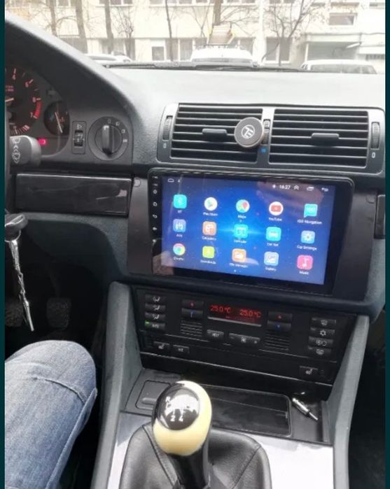 Navigatie Android BMW e46 e39 X5 Waze YouTube WiFi GPS USB