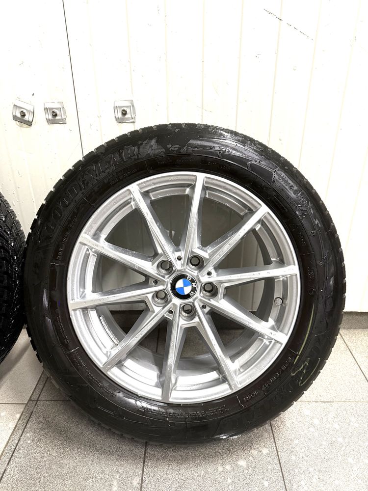 Jante+Anvelope BMW originale, R17, Seria 3, Seria 4, aliaj, 5x112