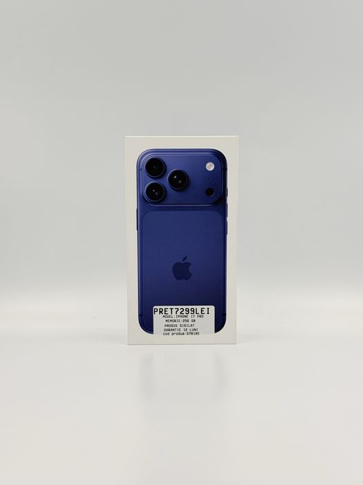 Magazin vindem apple iPhone 17 pro blue sigilat 256gb garantie in rate