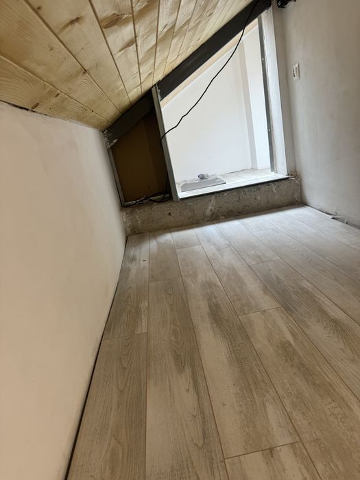 Монтаж на ламиниран парлет