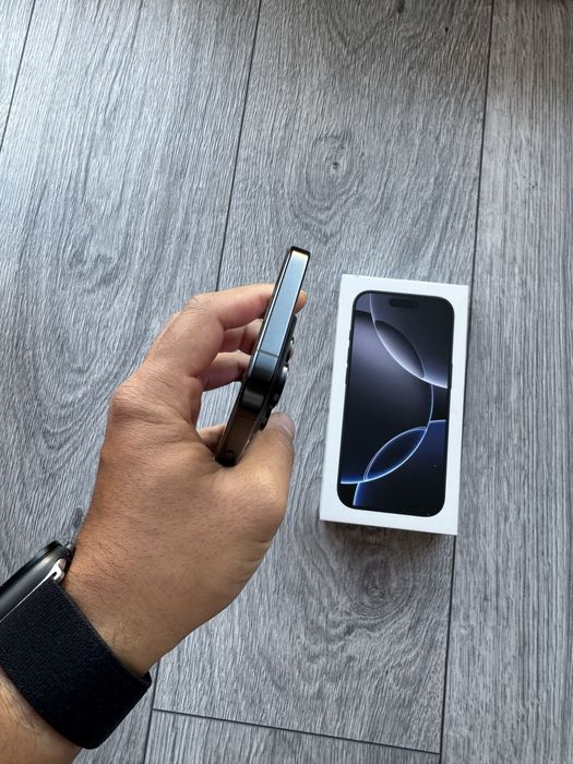 Iphone 16 pro 128gb black full box, factura, garantie Orange