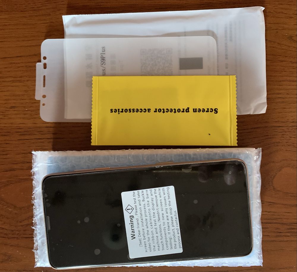 Дисплей  Samusung  Galaxy S9 Plus Gold с рамка