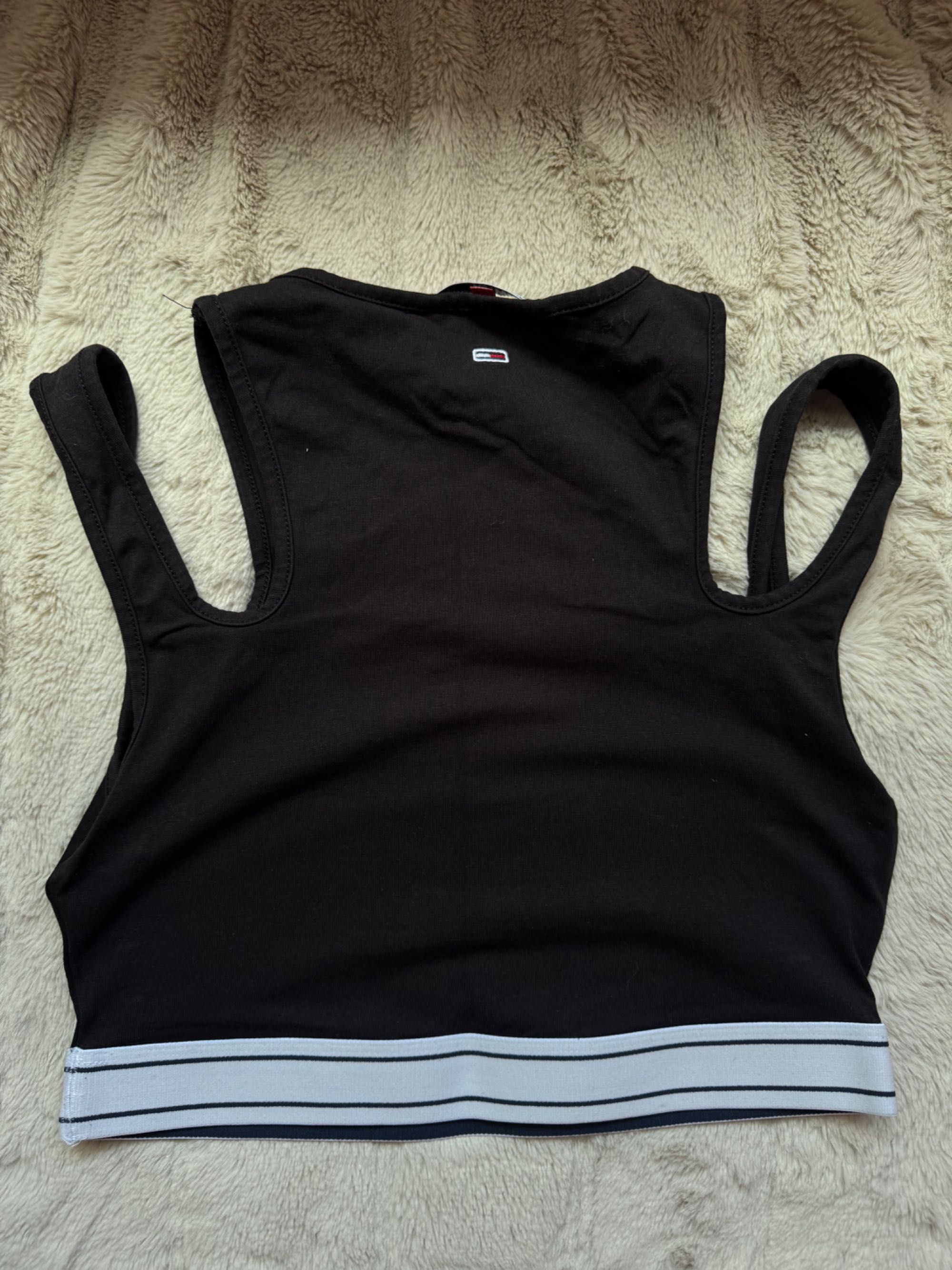 Къс топ Tommy Hilfiger