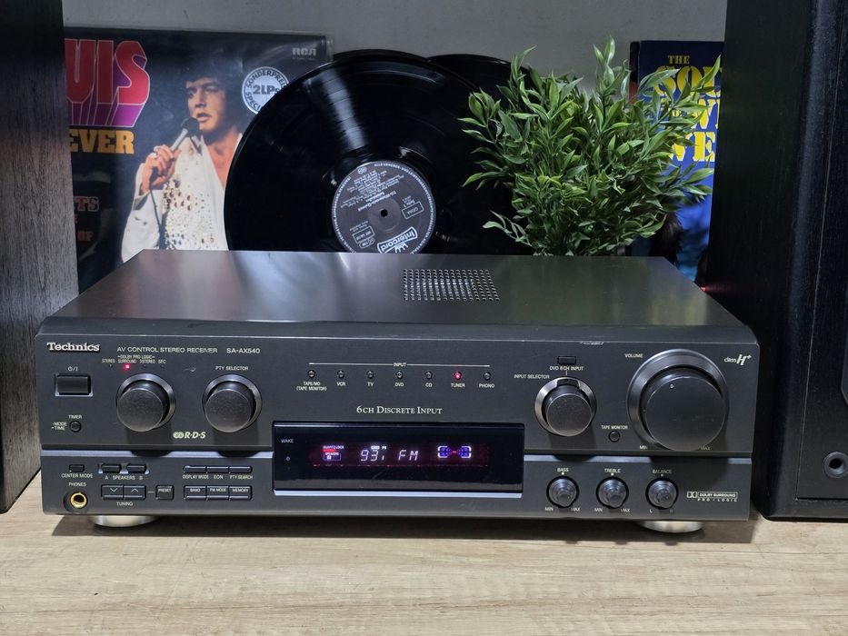Reveiver TECHNICS sa-ax540, class H ,amplituner 5,1 surround,  hifi